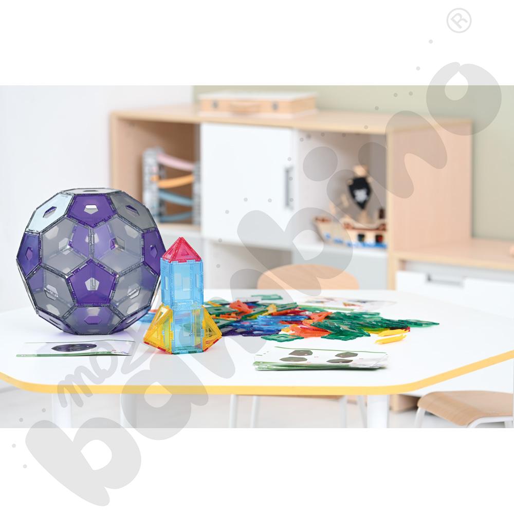 Klocki Gigo - Edukacja - zestaw geometryczny, 165 elem.