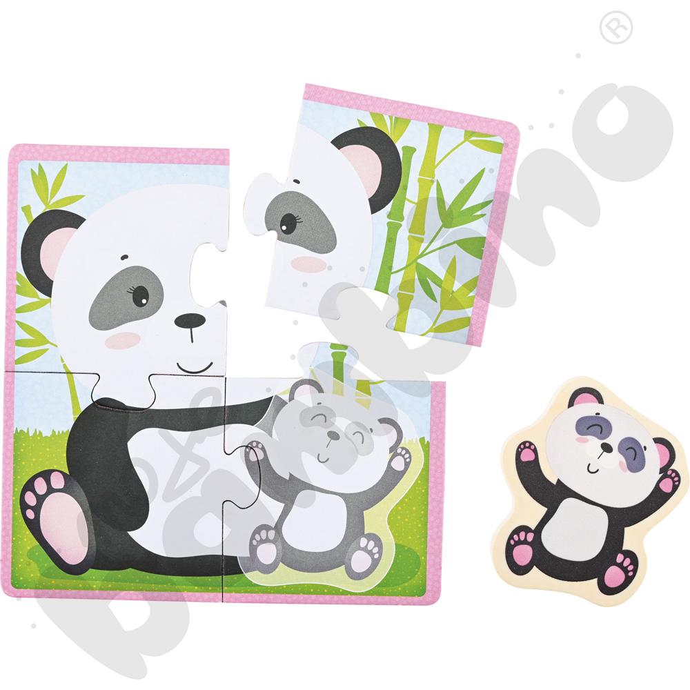 Mama i potomstwo - puzzle Montessori