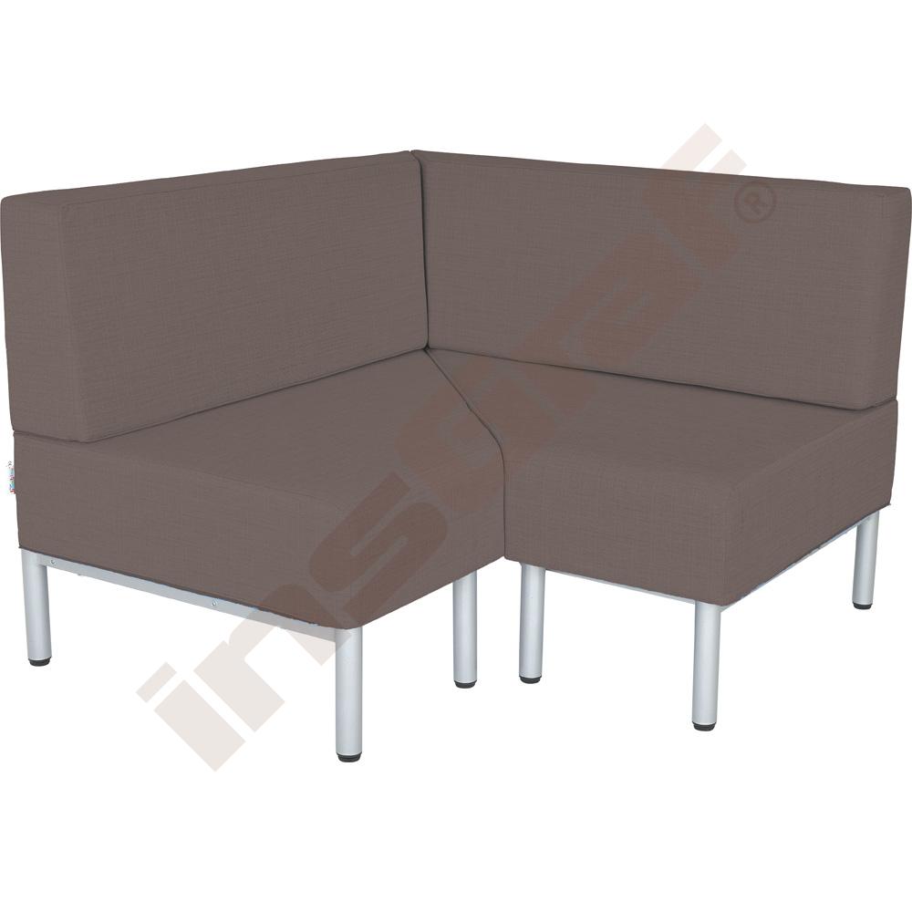 Ecksofa Inflamea 1 - hellbraun