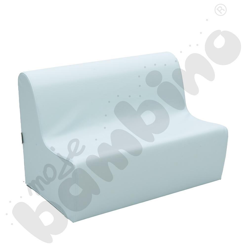 Średnia kanapa błękitny pastel