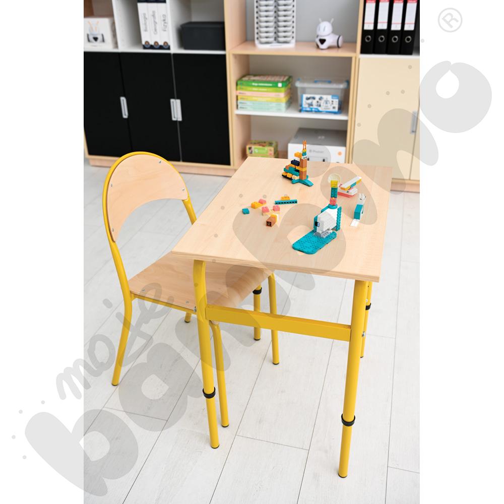 Krzesło P rozm. 6 - musztardowe