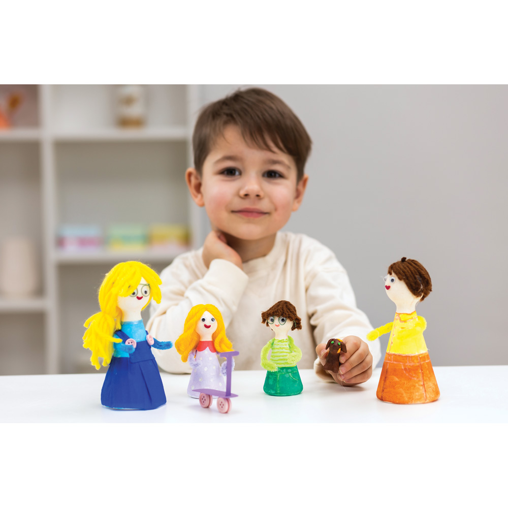 Figúrky z polystyrénu, výška 15 cm, 8 ks
