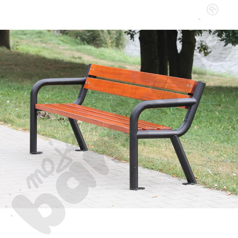 Ławka Viking, mahoń