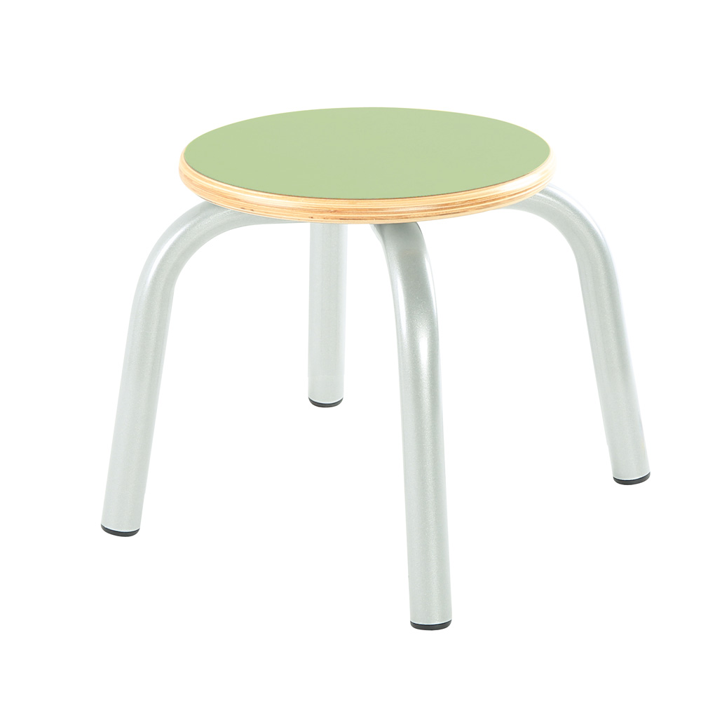 Taburetka Flexi veľ. 1, výška 26 cm - k stolom 46 cm - zelená