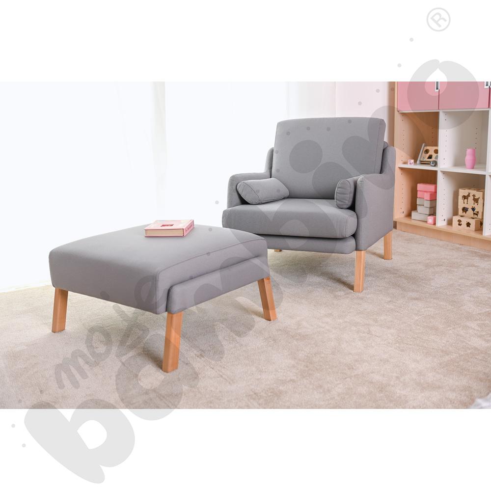 Fotel Alan jasnoszary