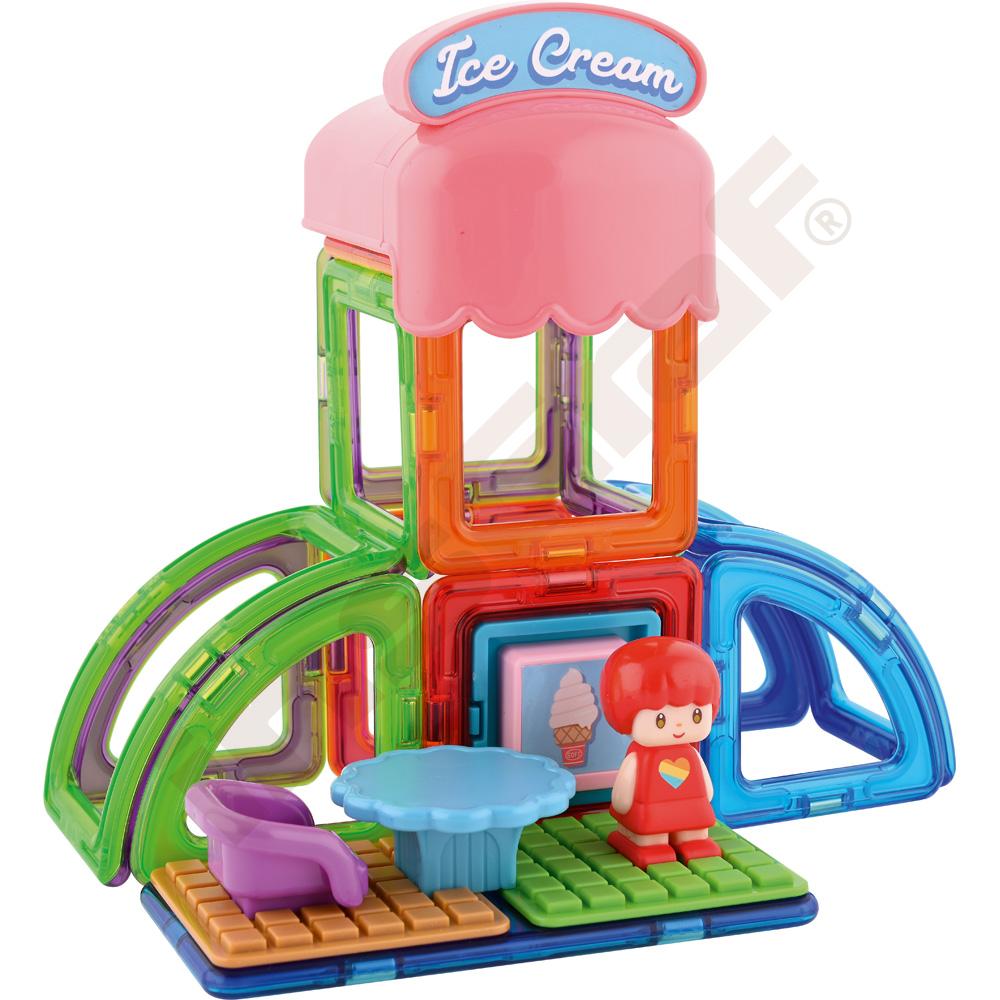 Magformers Town Set - zmrzlináreň