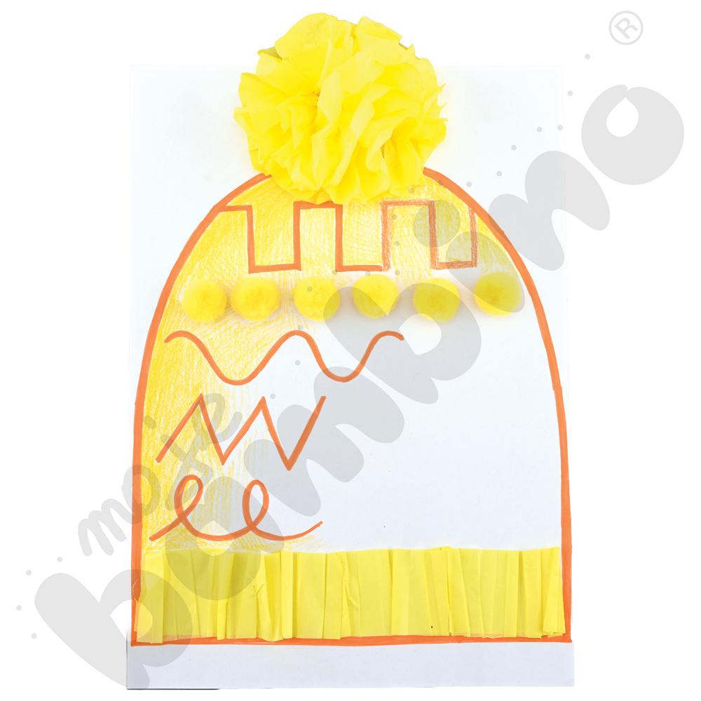 Bibuła 50 x 70 cm tonacja żółta