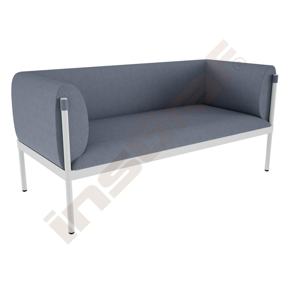 
Zweisitzer Stilt, niedrige Lehne, grau
