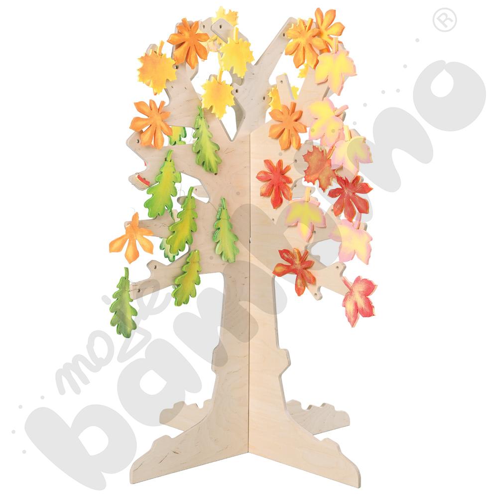 Piankowe kształty do ozdabiania - liście, 40 szt.