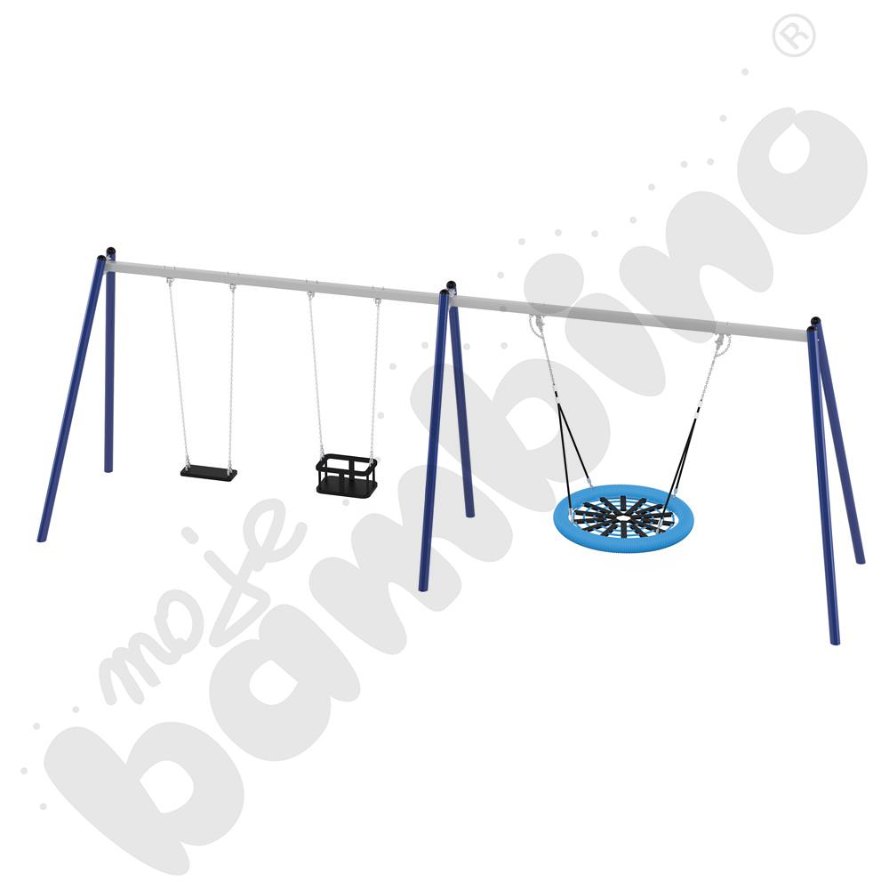 Action4Kids - stelaż do huśtawki poczwórnej - metalowa