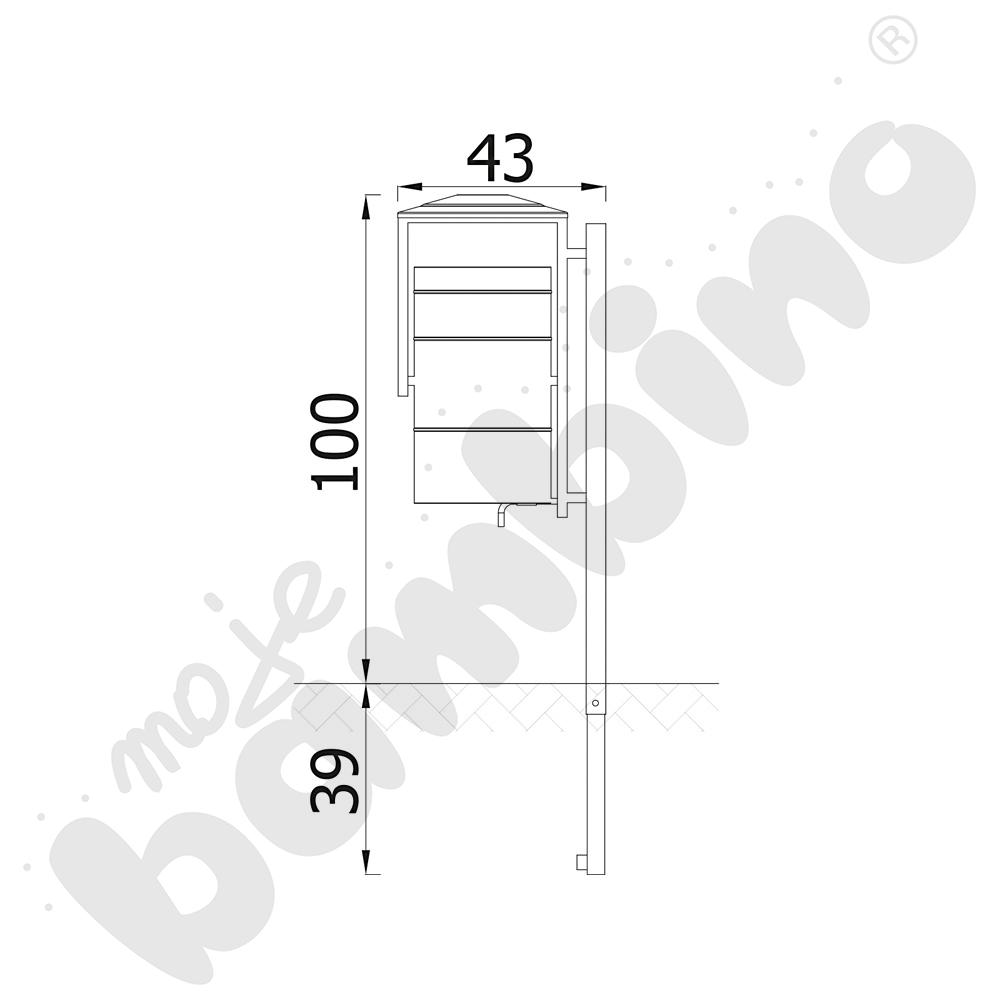 Kosz na śmieci Miejski