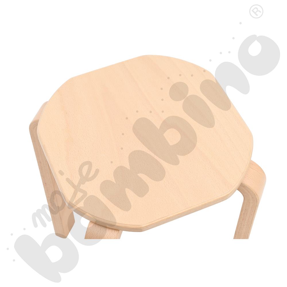 Taboret drewniany Lolo – wys. 43 cm