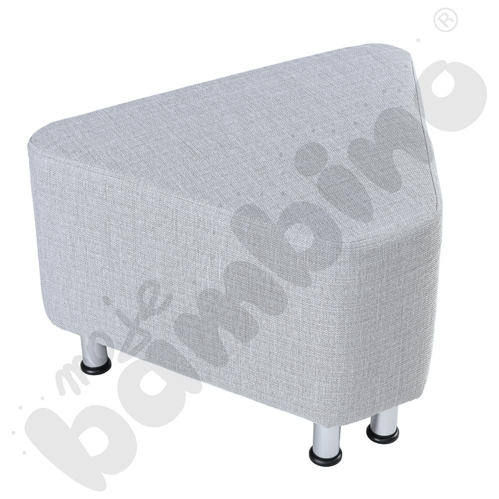 Pufa Trójkąt, jasnoszara