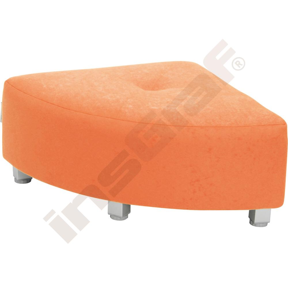 Rohový sedák - oranžový, výška 25 cm