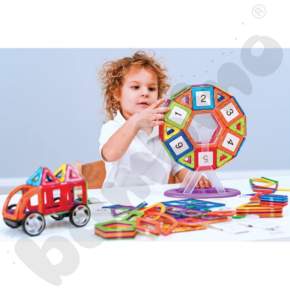 Klocki magnetyczne MAG-PIECE, 168 elem. 