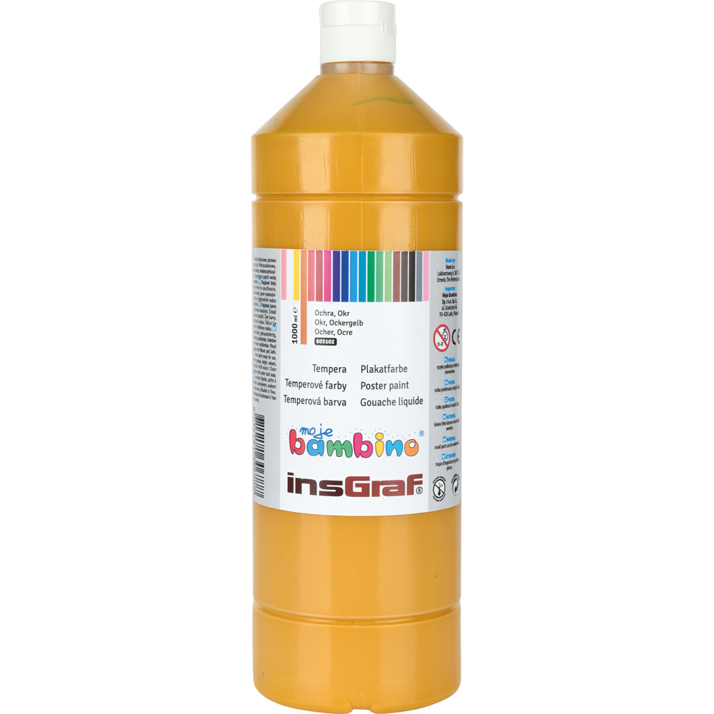 Temperová farba 1000 ml - okrová	