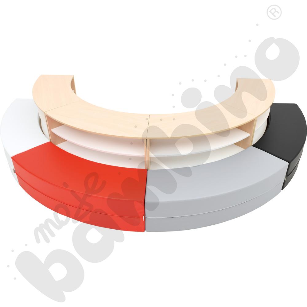 Quadro - zestaw 155, skrzynia klon jasny