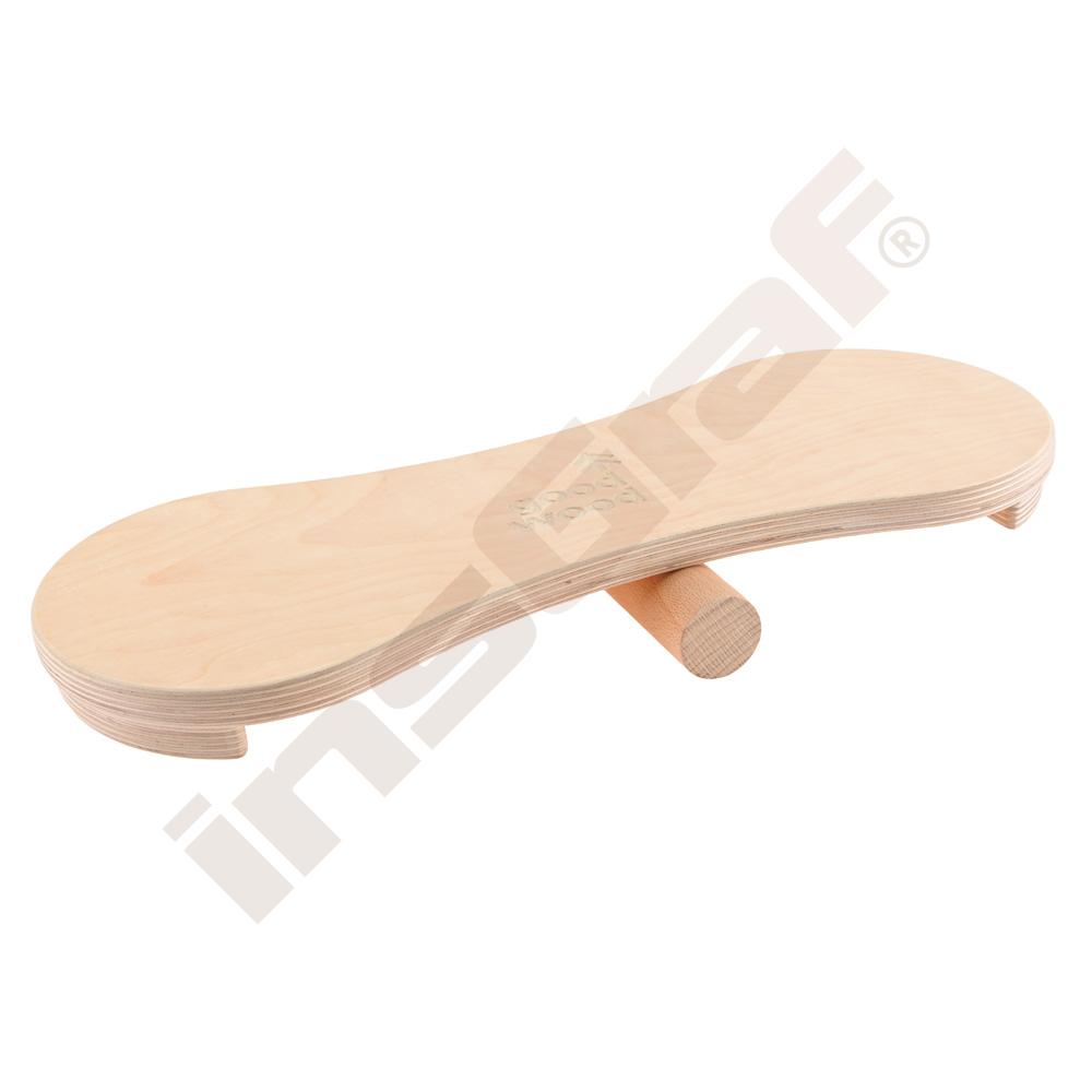 Balanční deska Good Wood - přírodní - MED