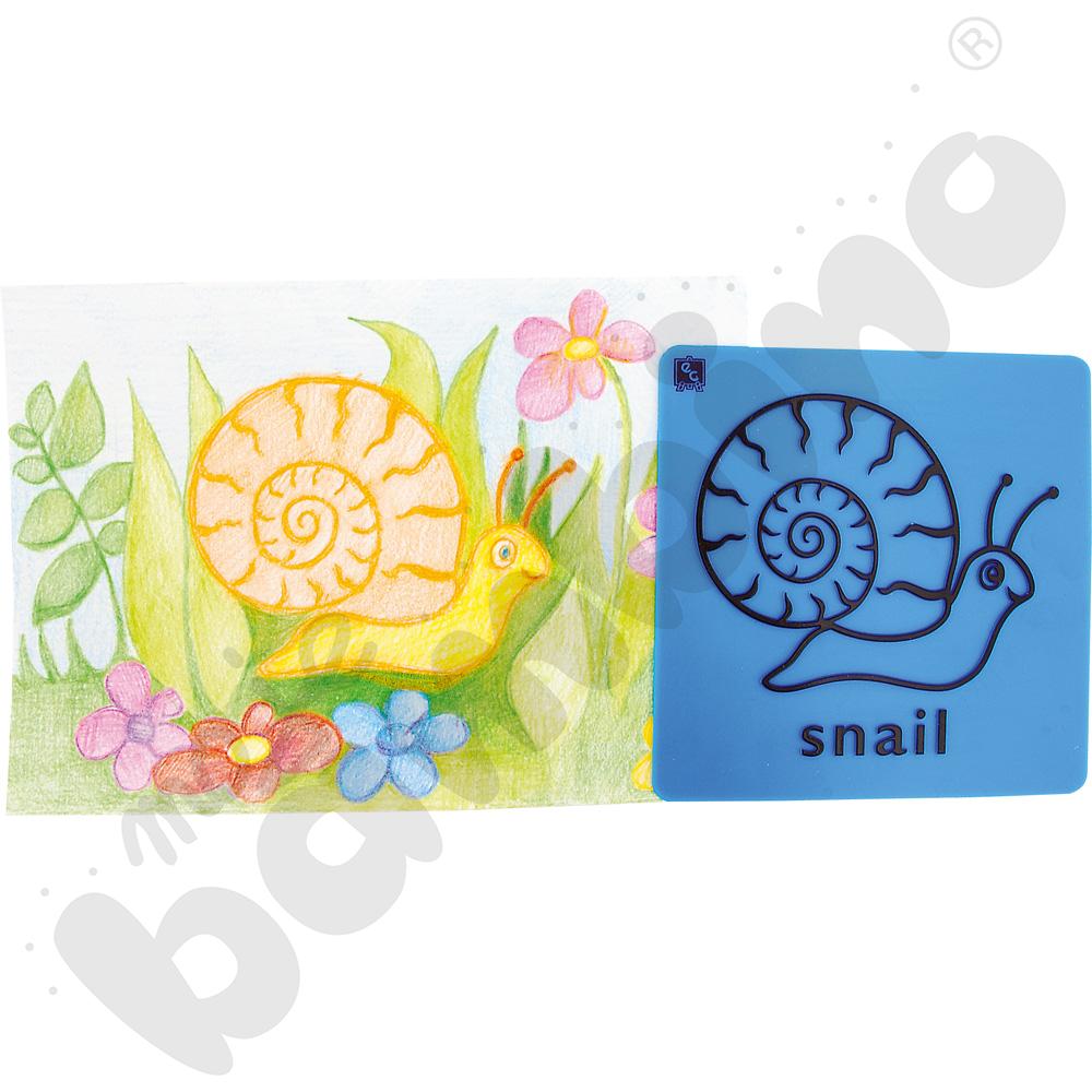 Podkładki do frottage’u - zwierzątka, 12 szt.