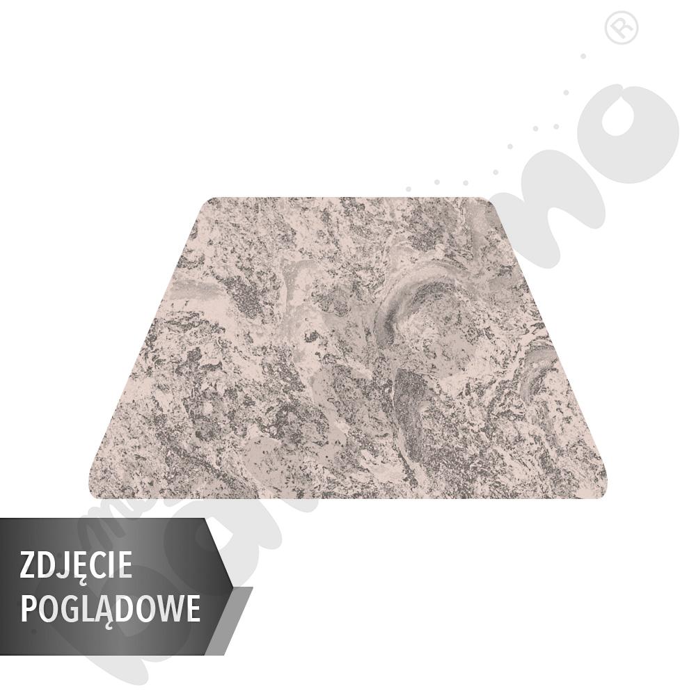 Stół Cichy Plus trapezowy 150x70x80x70, beżowy, rozm. 1 z 2 kółkami