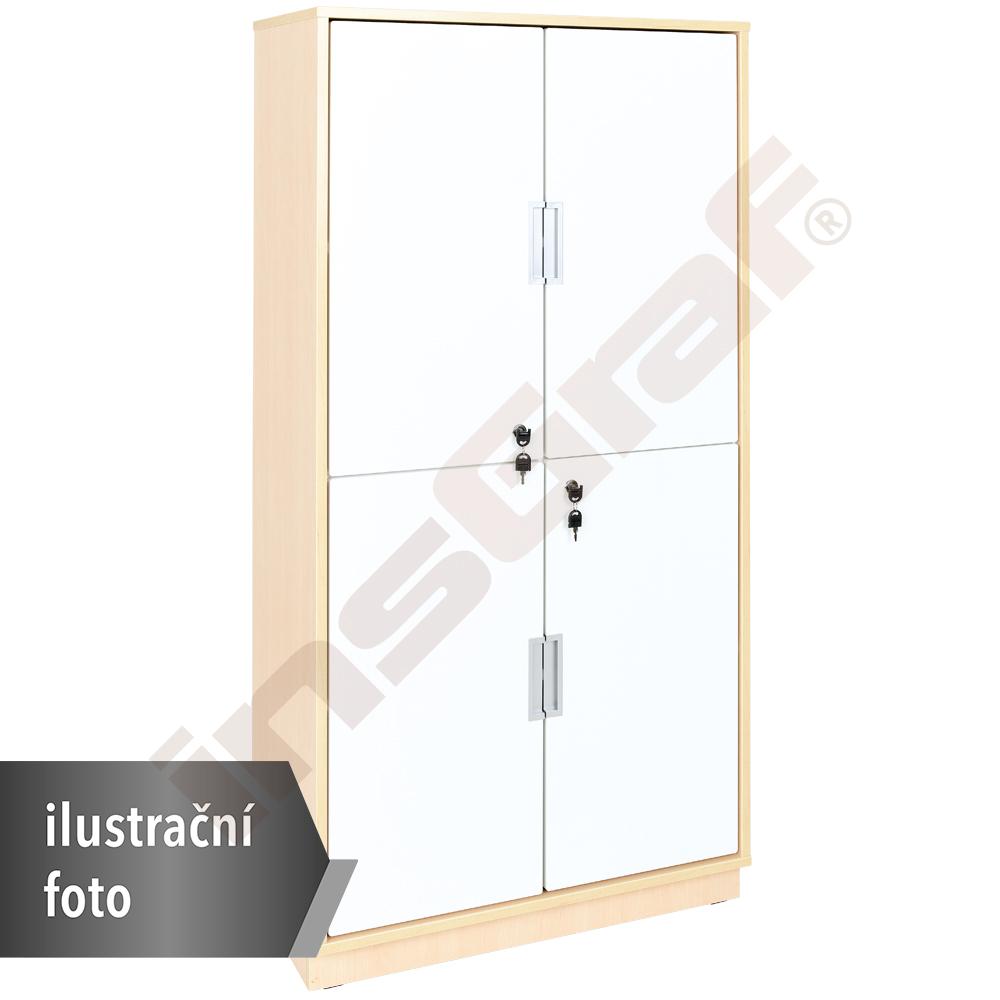 Quadro - sestava 115, 90˚, tiché zavírání, korpus světlý javor