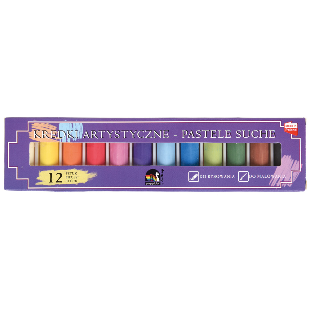 Suché pastely hrubé 12 odtieňov