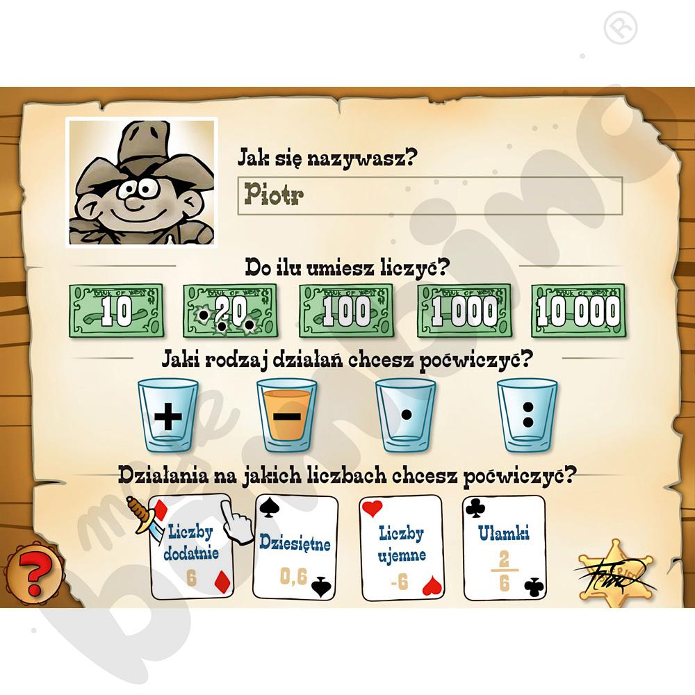 Matematyka na Dzikim Zachodzie – program multimedialny