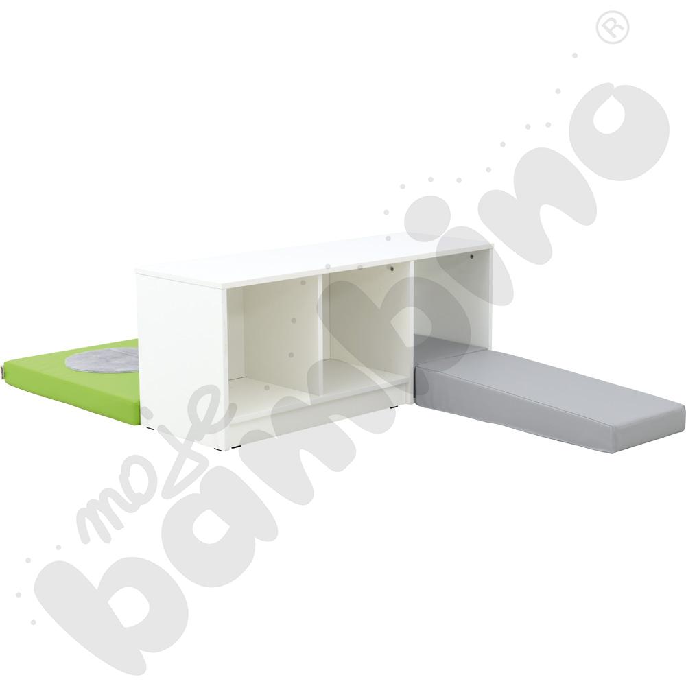 Quadro - kącik zabaw z lustrem, biały