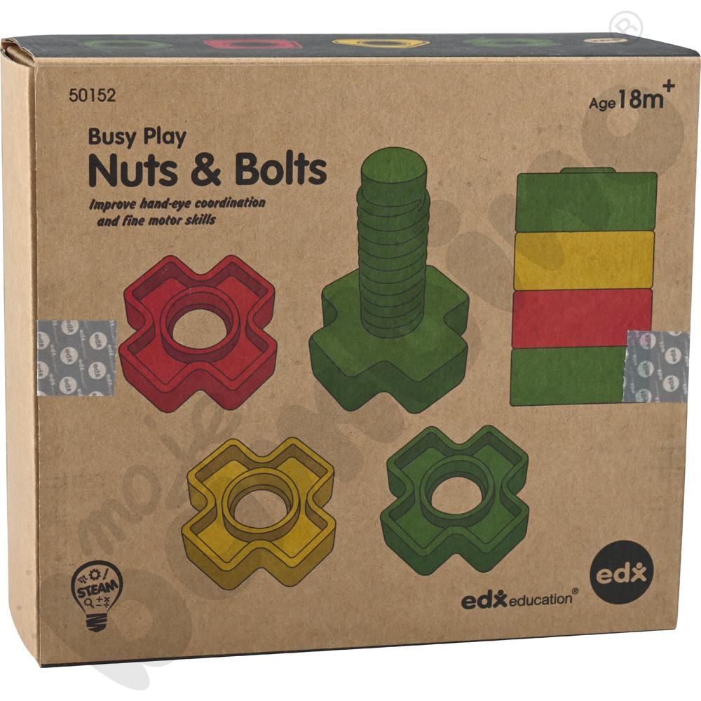 Śruby z nakrętkami dla malucha