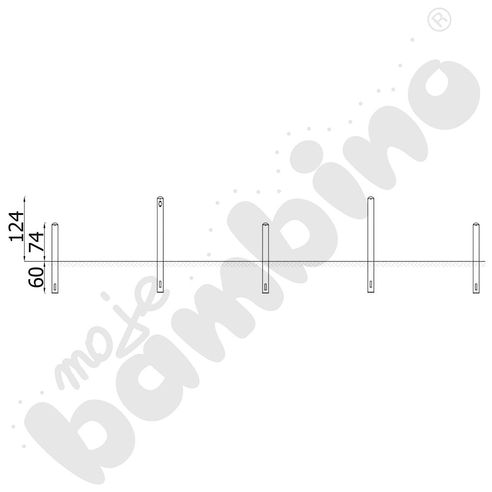 Action4Kids Lime - płotki do przeskoków