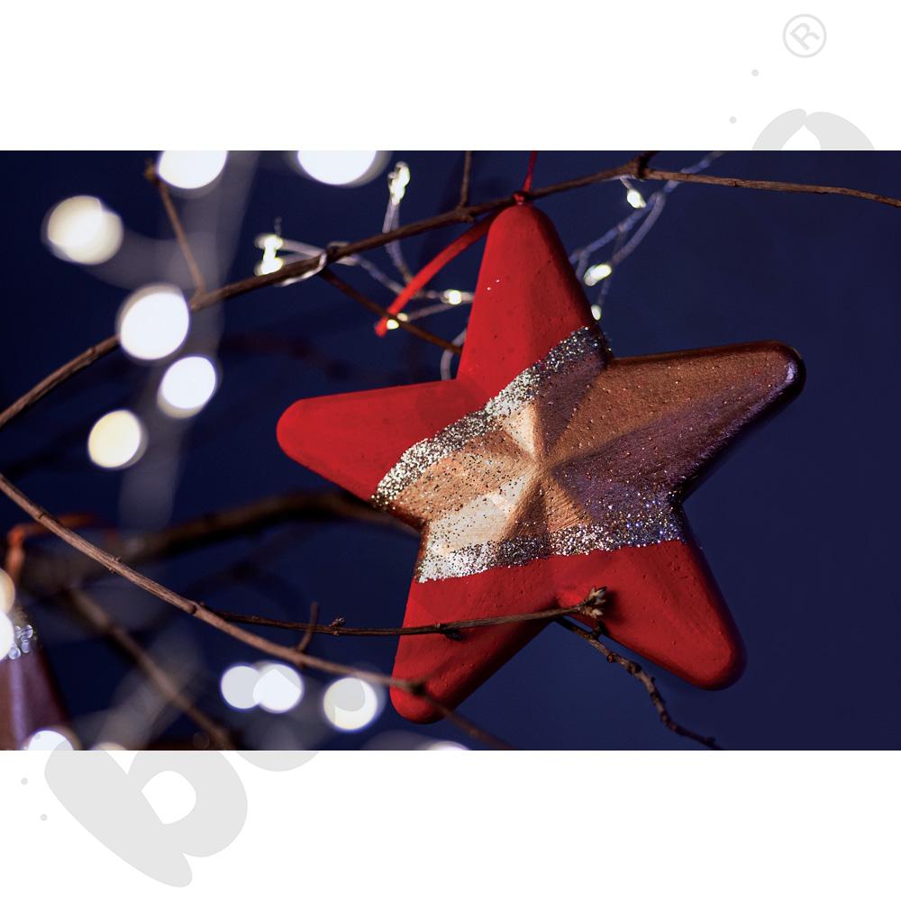 Gwiazdy styropianowe, 13 szt.