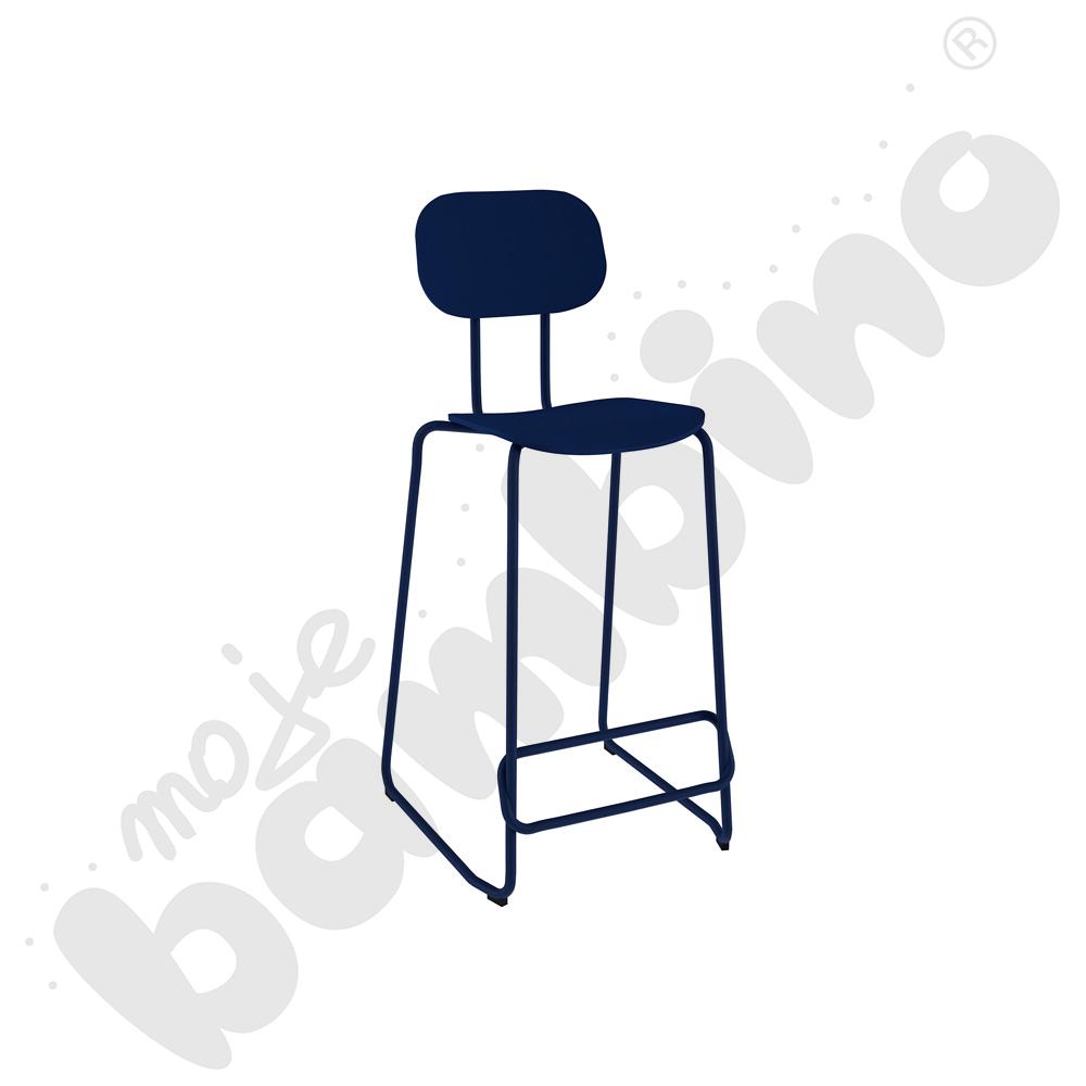 Hoker wysoki New School ciemnoniebieski