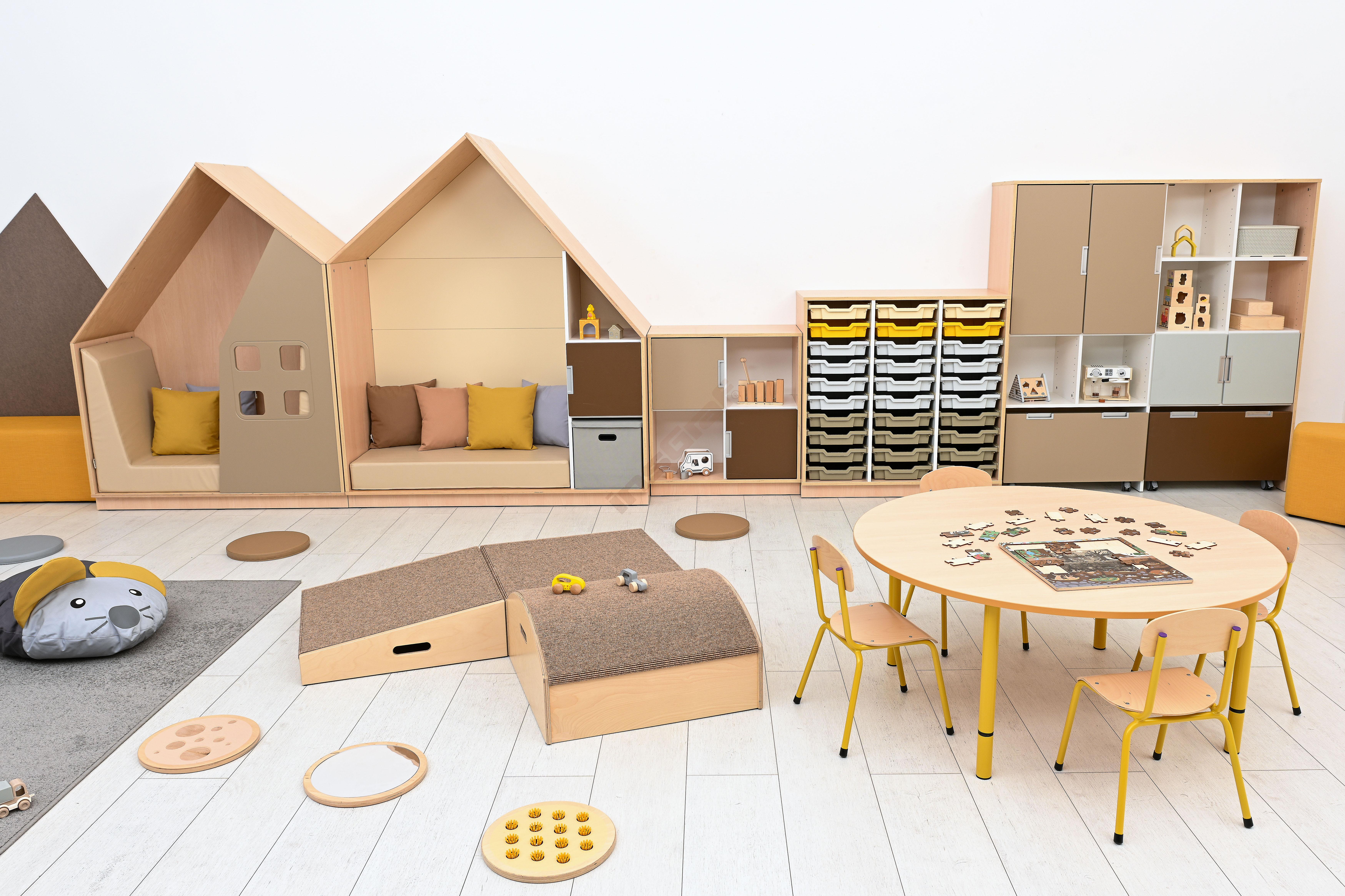 Gruppenraum Quadro *Sandstein - in Beige/Senf