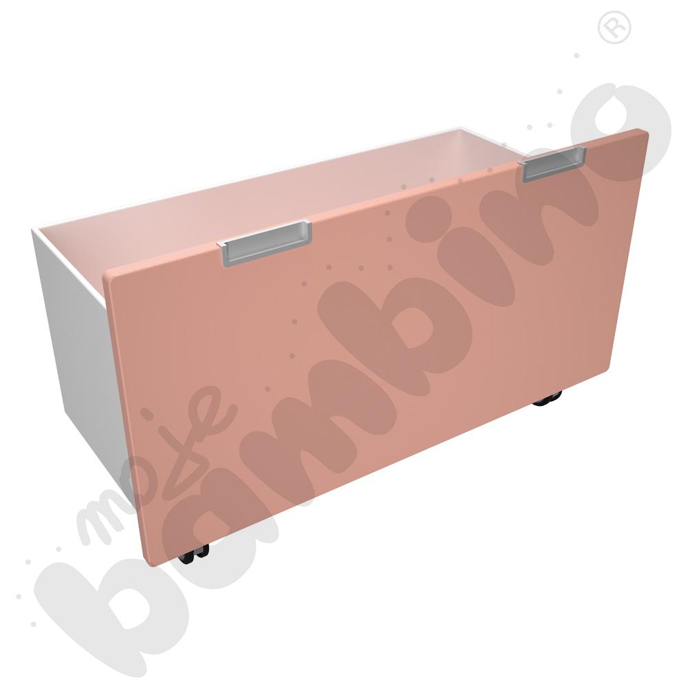 Quadro - skrzynia duża - łososiowa