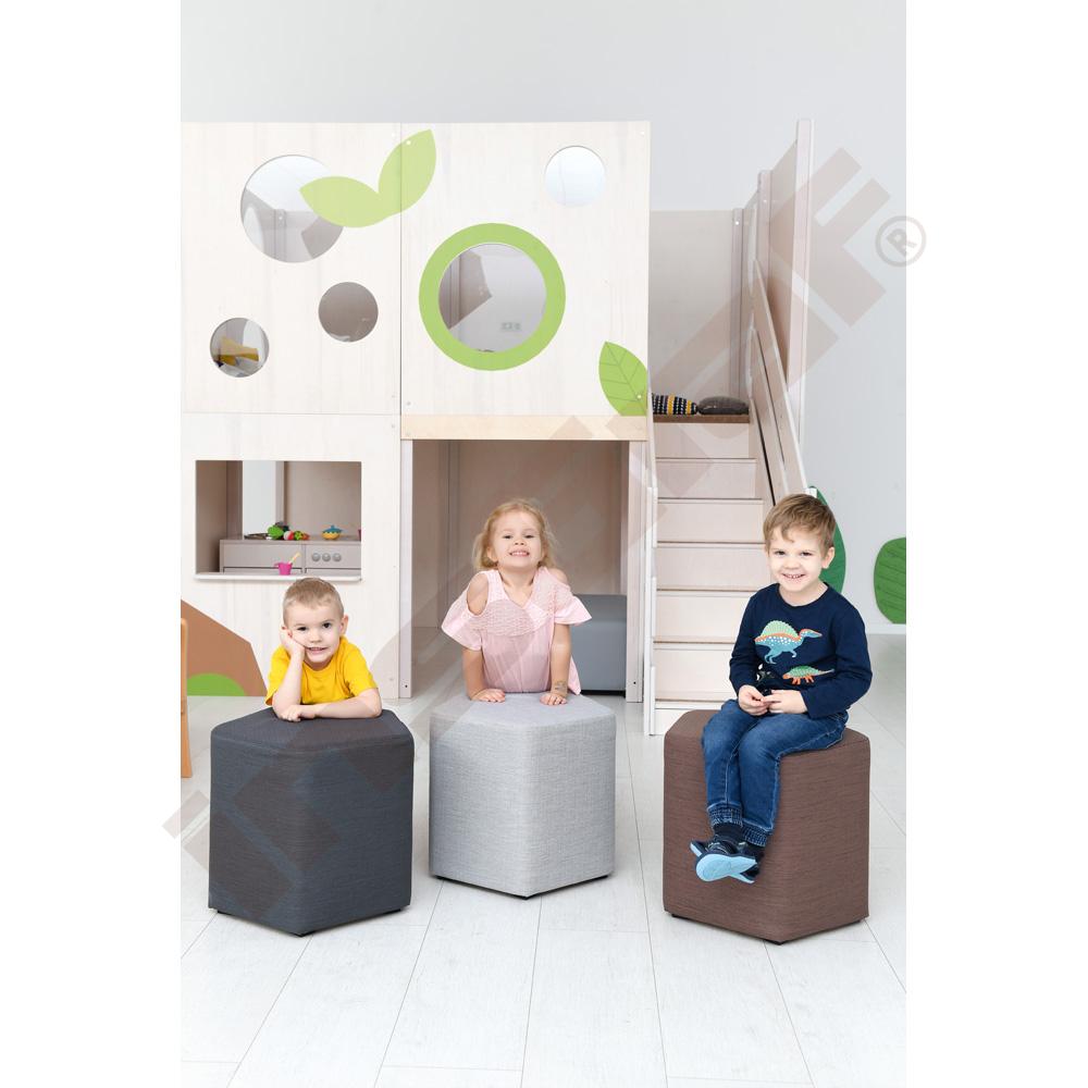Taburetka Inflamea 1 päťhran - zelená