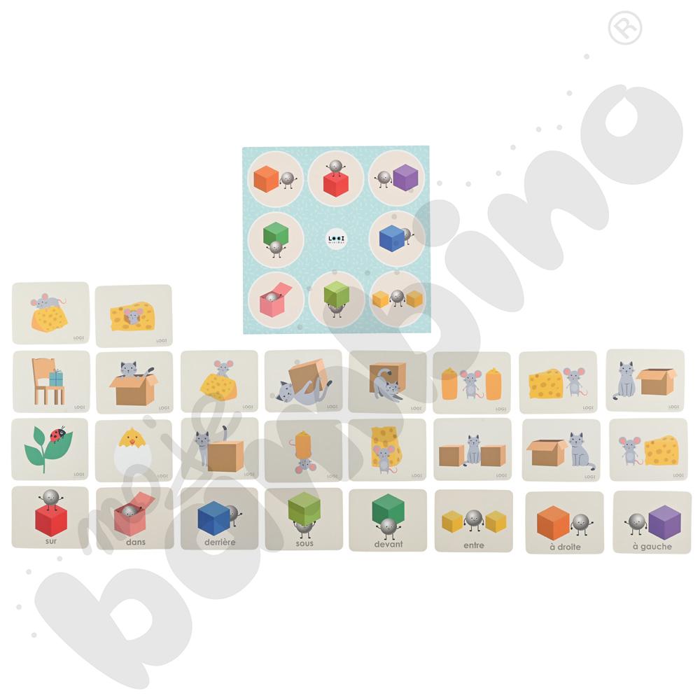 LOGI miniBot - orientacja przestrzenna - w języku francuskim