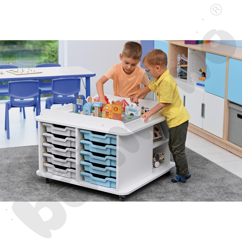 Klocki drewniane Miasto z akcesoriami, 100 elem.