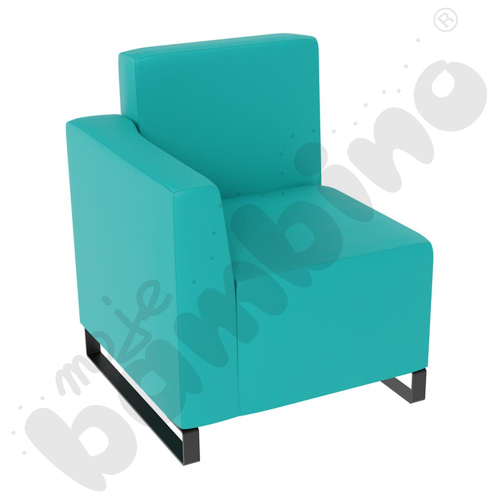 Fotel Universum wys. 82 cm, bok niski lewy, tkanina MT11