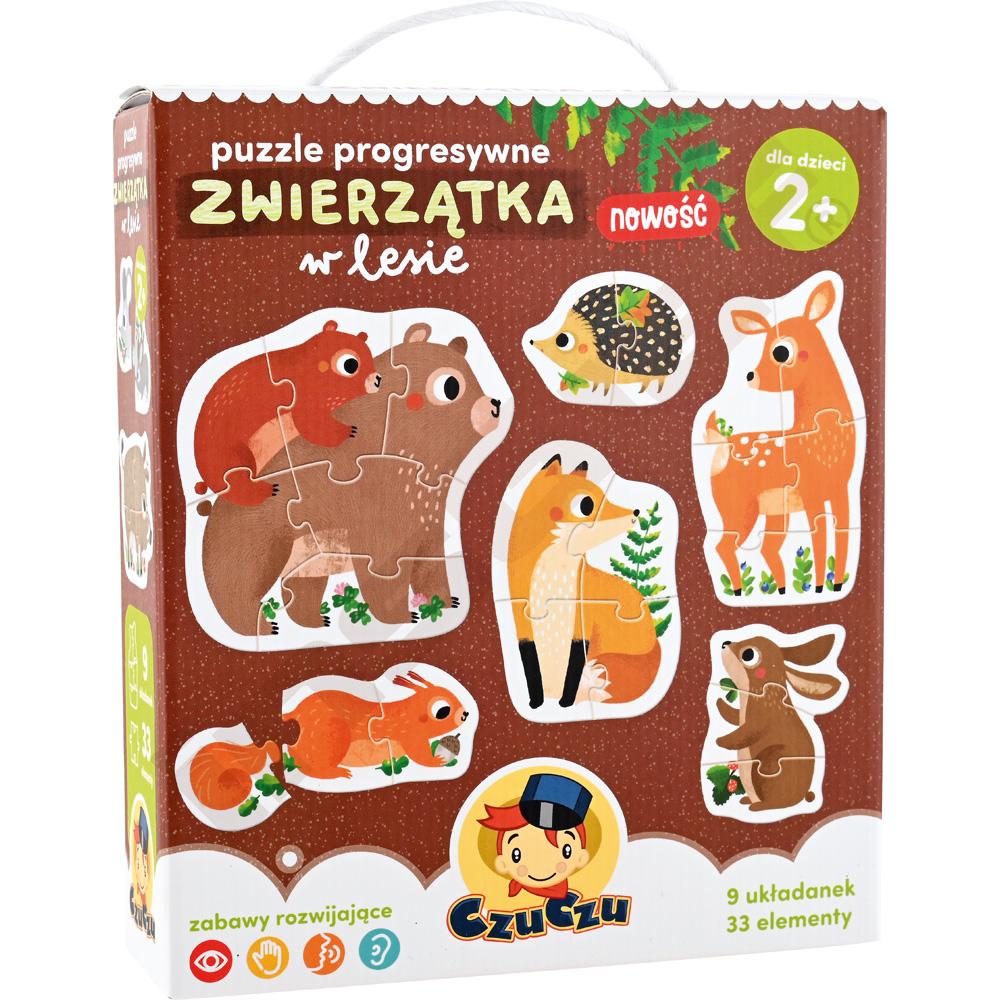 Puzzle - zvieratká v lese 
