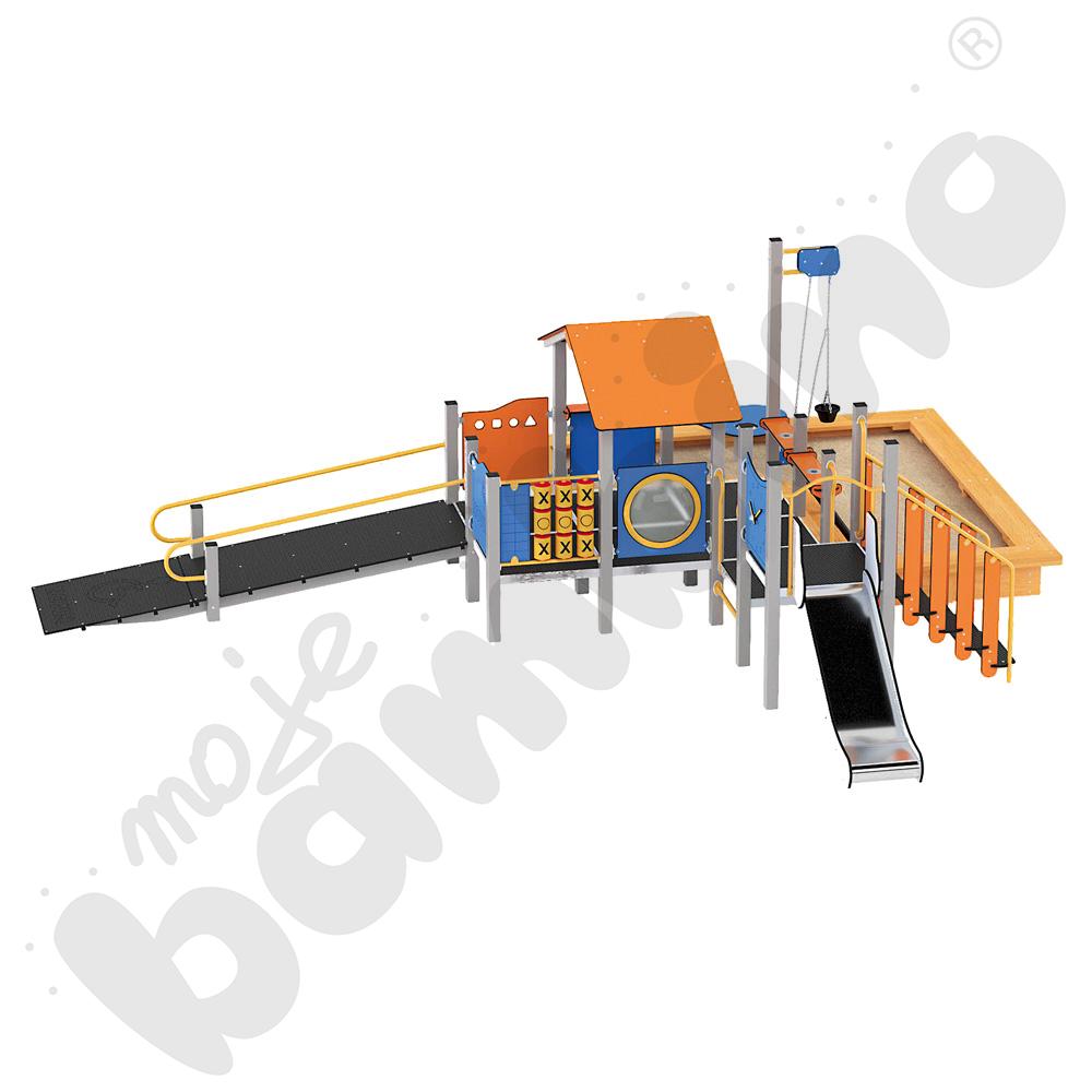 Zestaw Quadro z piaskownicą, metal