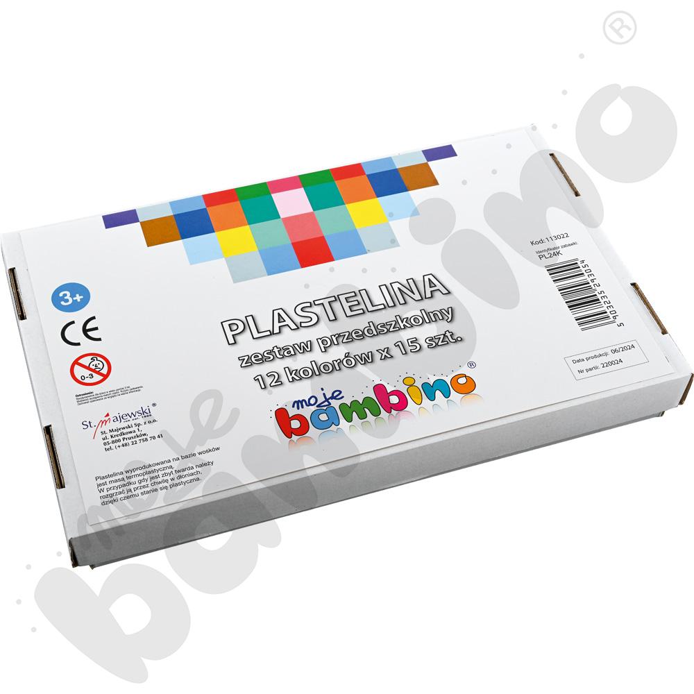 Plastelina zestaw przedszkolny