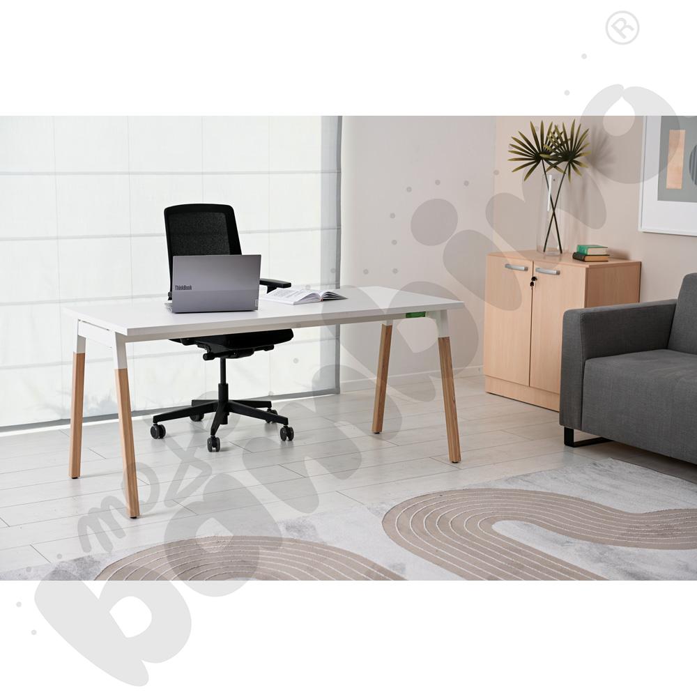 Biurko proste OgiW białe