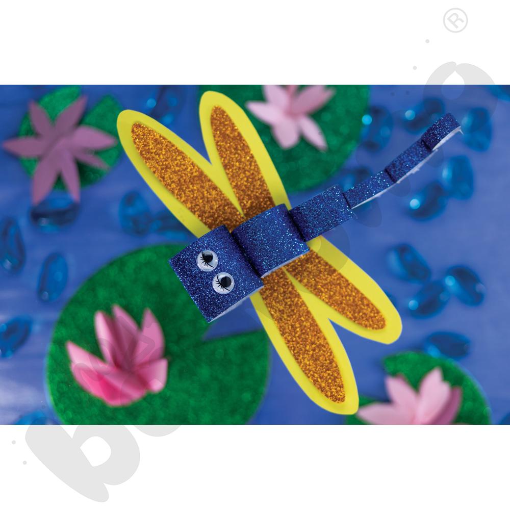 Folia piankowa brokatowa 10 szt.