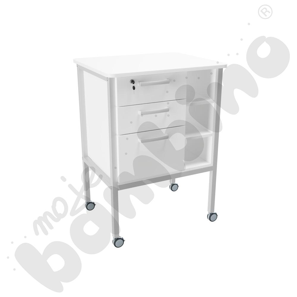 Mobilny pulpit Grande – biały