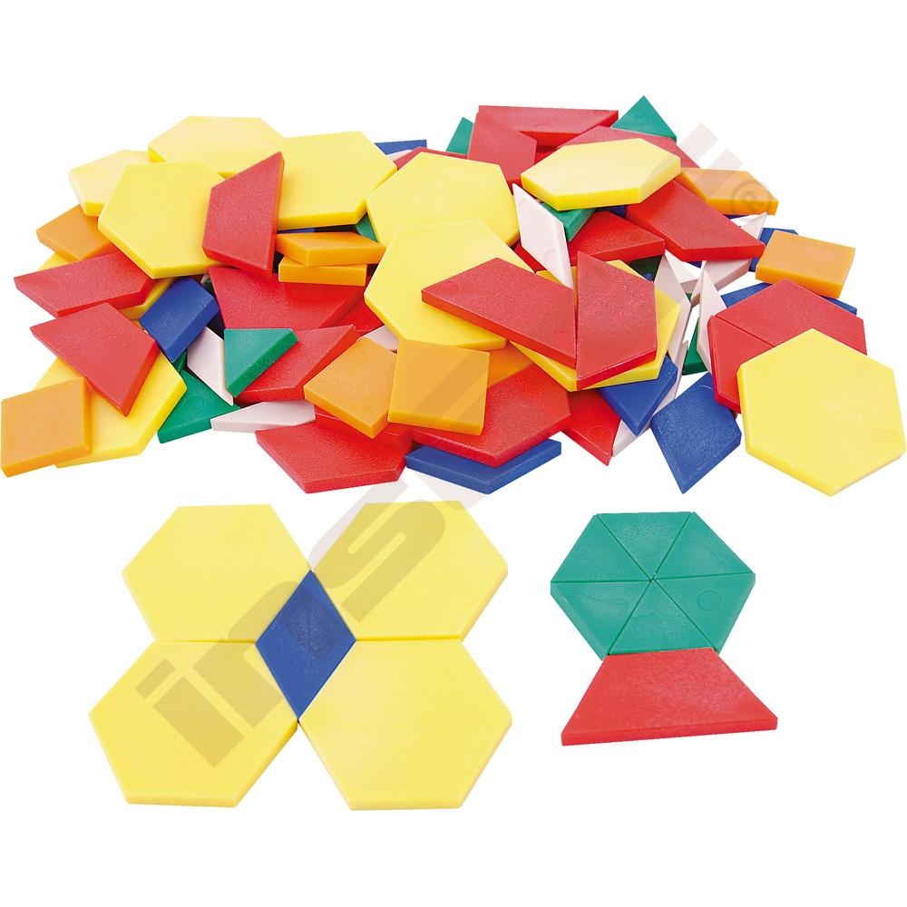 Geometrické tvary z plastu