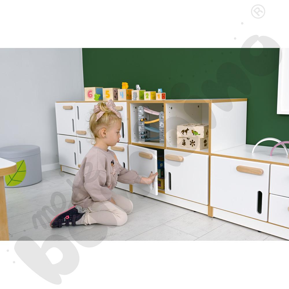 Niska szafka NEA z 4 przegrodami