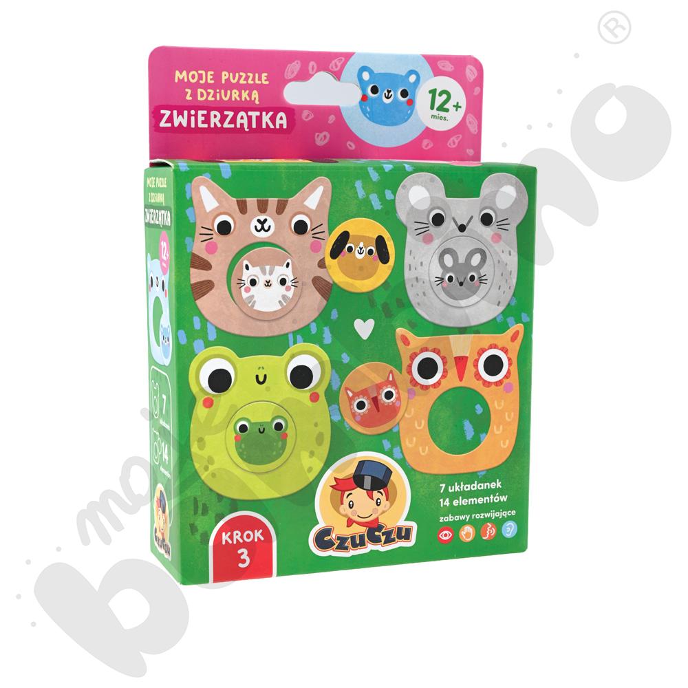 Moje puzzle z dziurką - zwierzątka