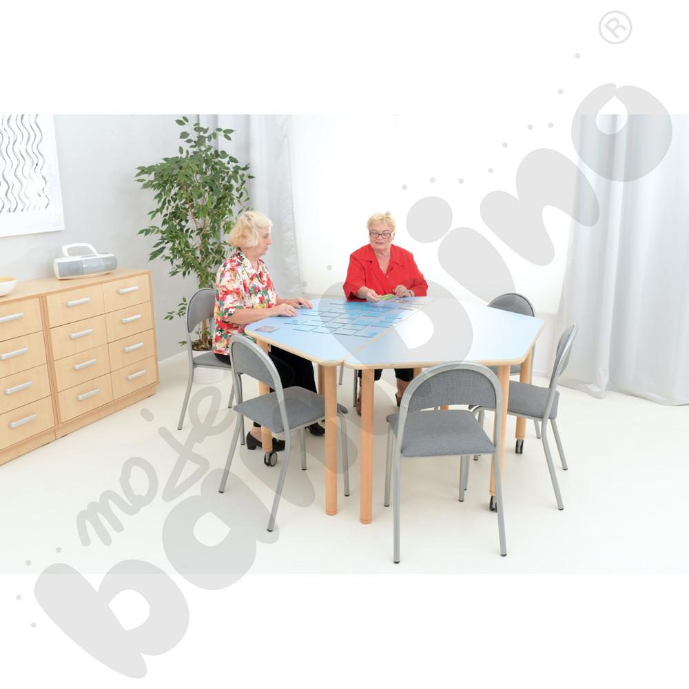 Blat Flexi trapezowy- niebieski