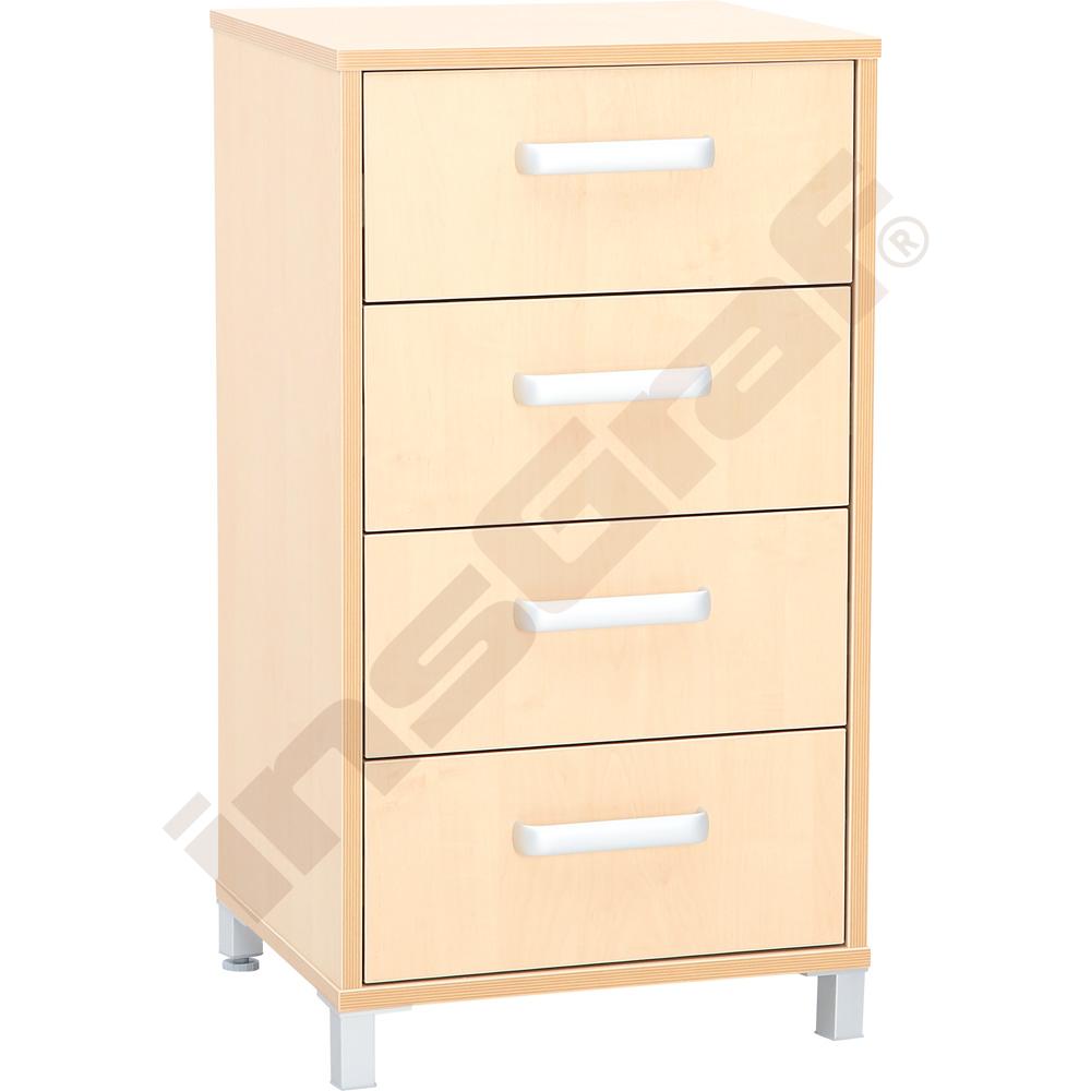 
Flexi Schrank M mit 4 Schubladen B 47, auf Beinen
