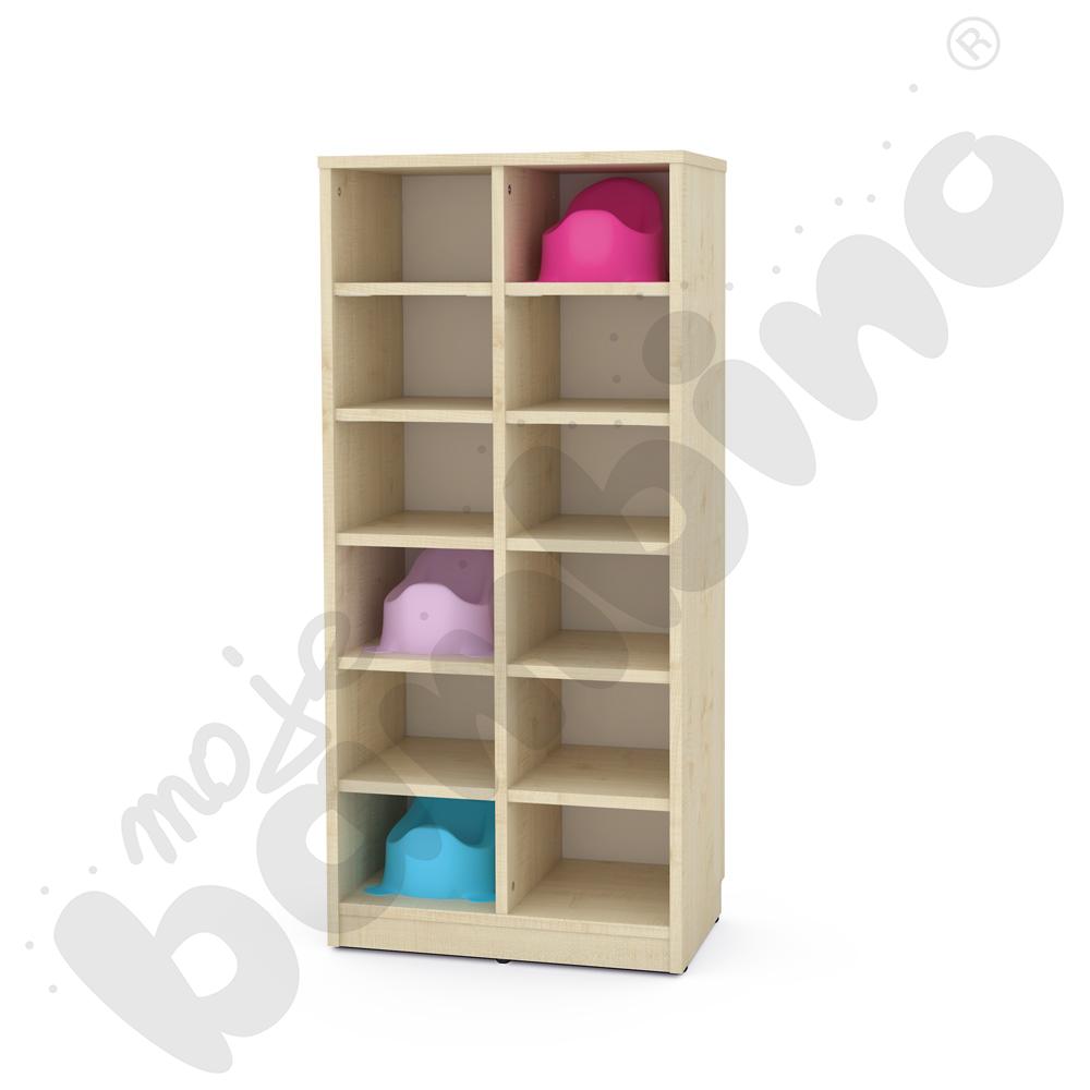 Regał na 12 nocników